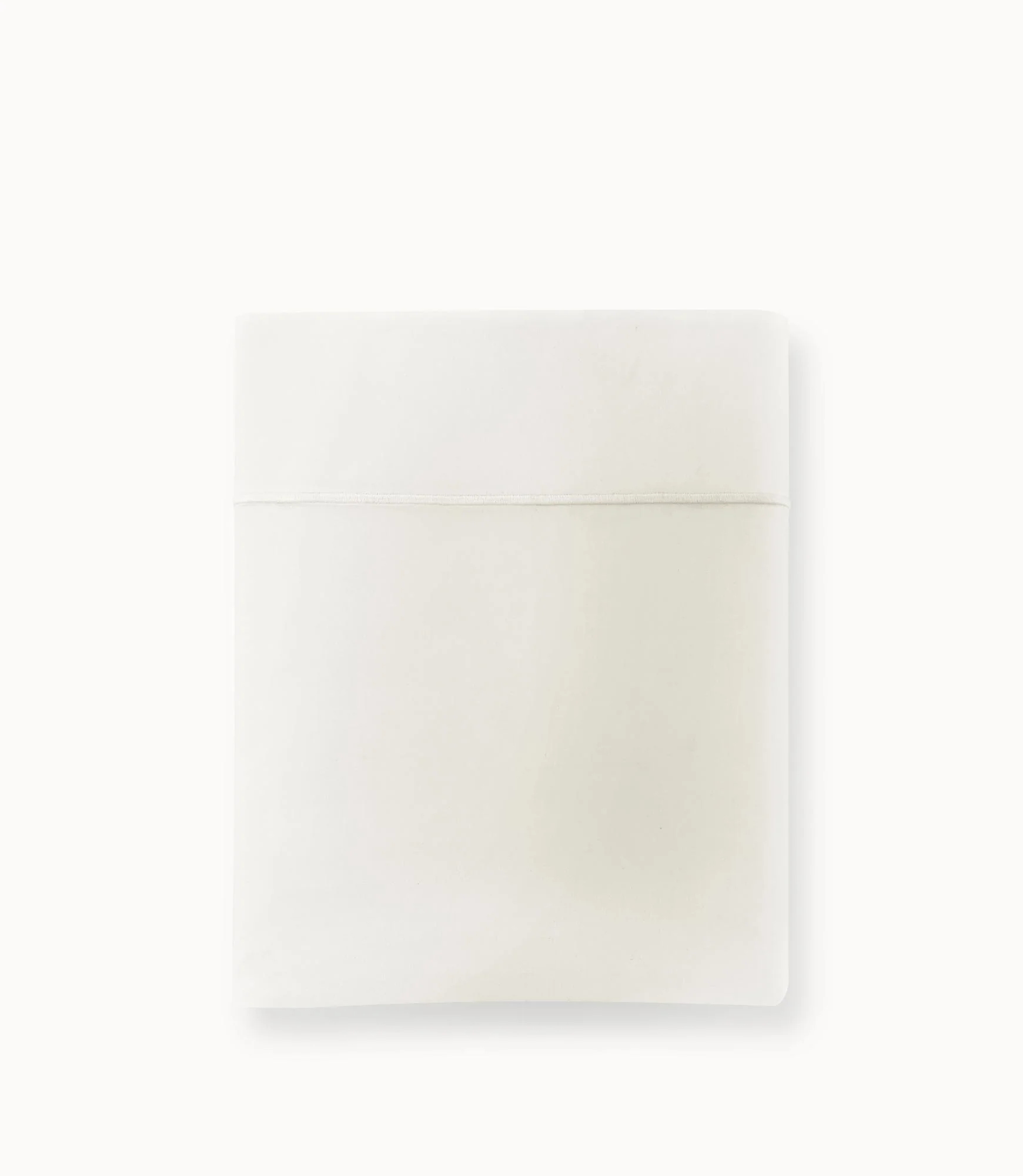 Boutique Ivory Percale Flat Sheet