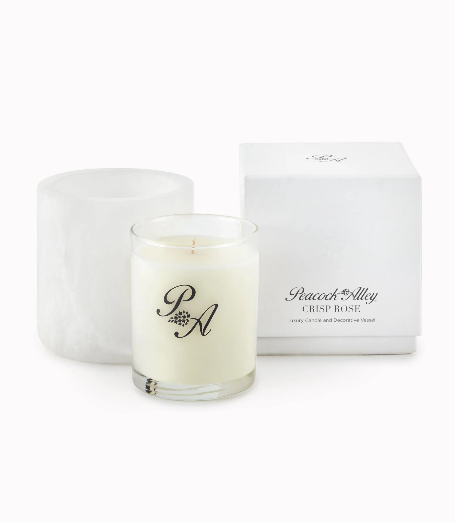 Crisp Rose Candle
