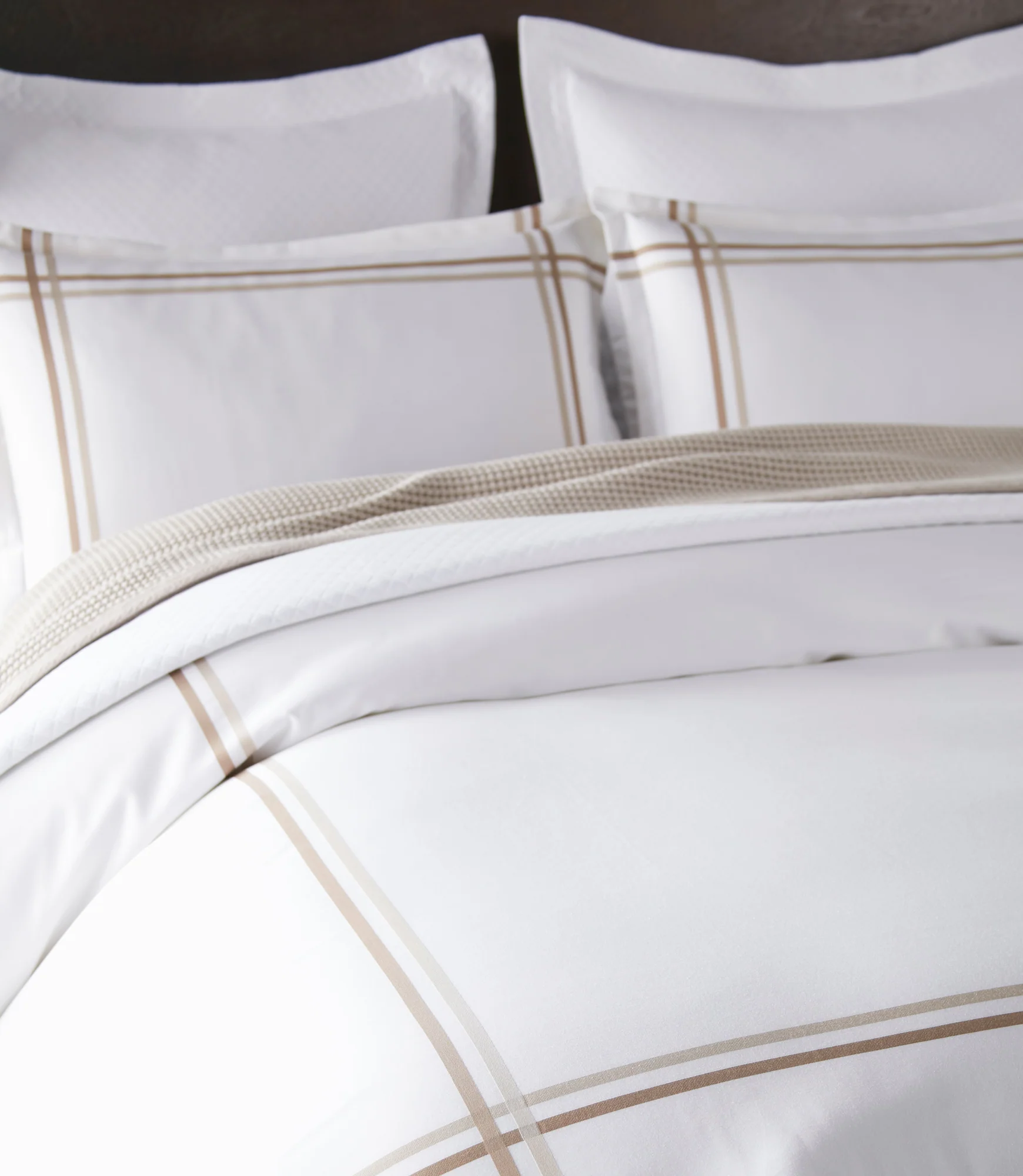 Duo Striped Sateen Duvet Cover - Image 2