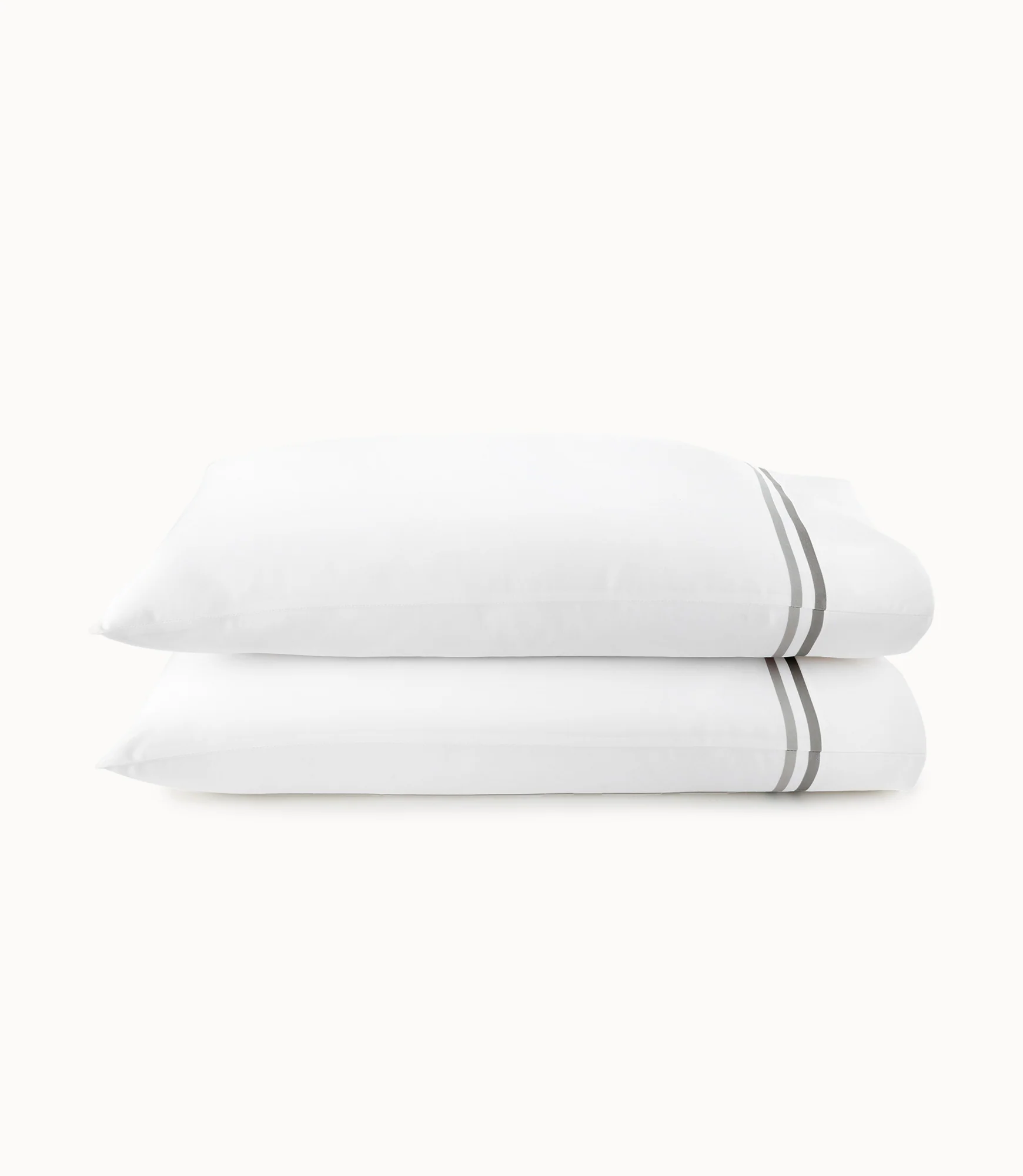 Duo Striped Sateen Pillowcases