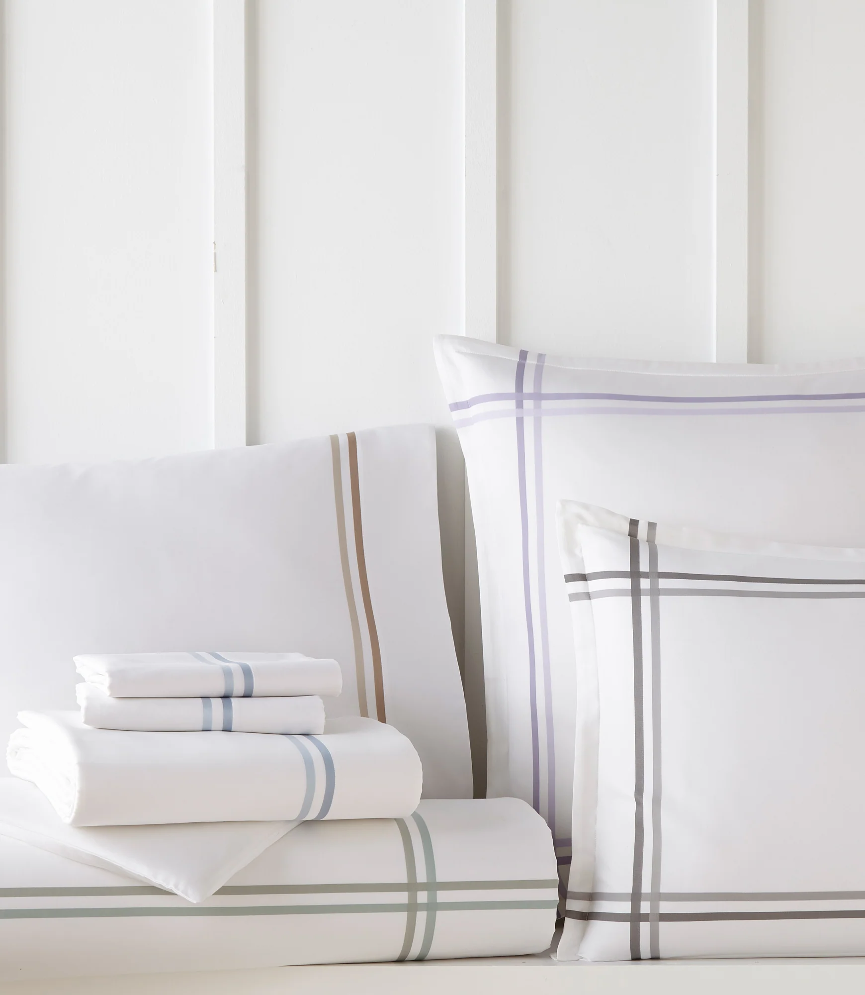 Duo Striped Sateen Pillowcases - Image 2