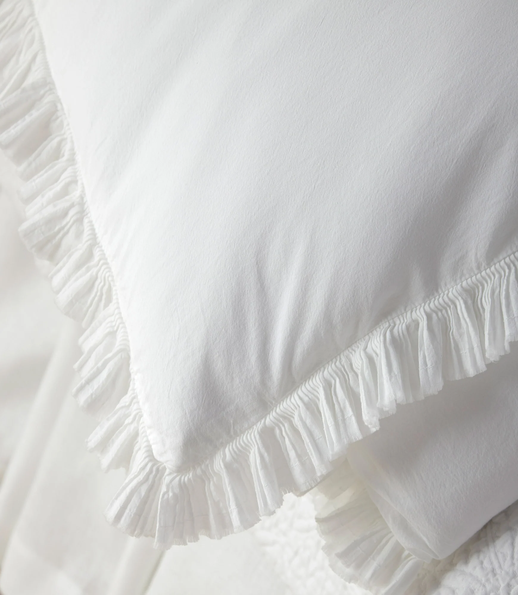 Ellie Ruffled Percale Sham - Image 2