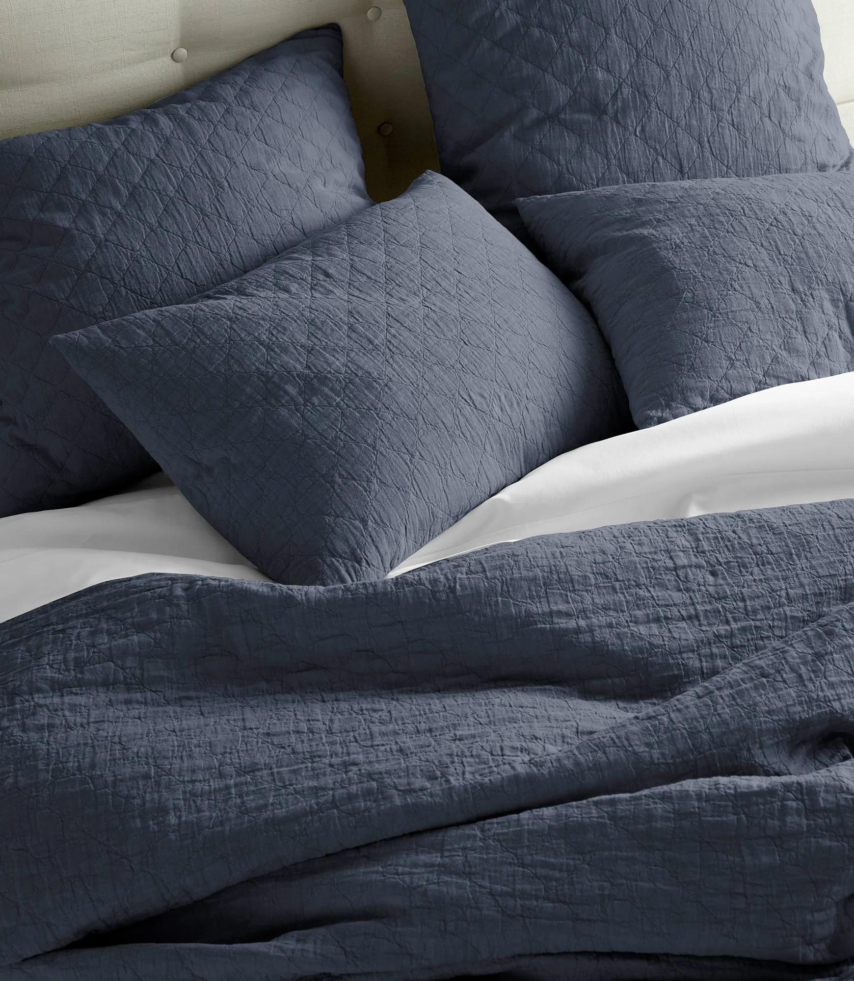 Heritage Stonewashed Linen Sham - Image 2