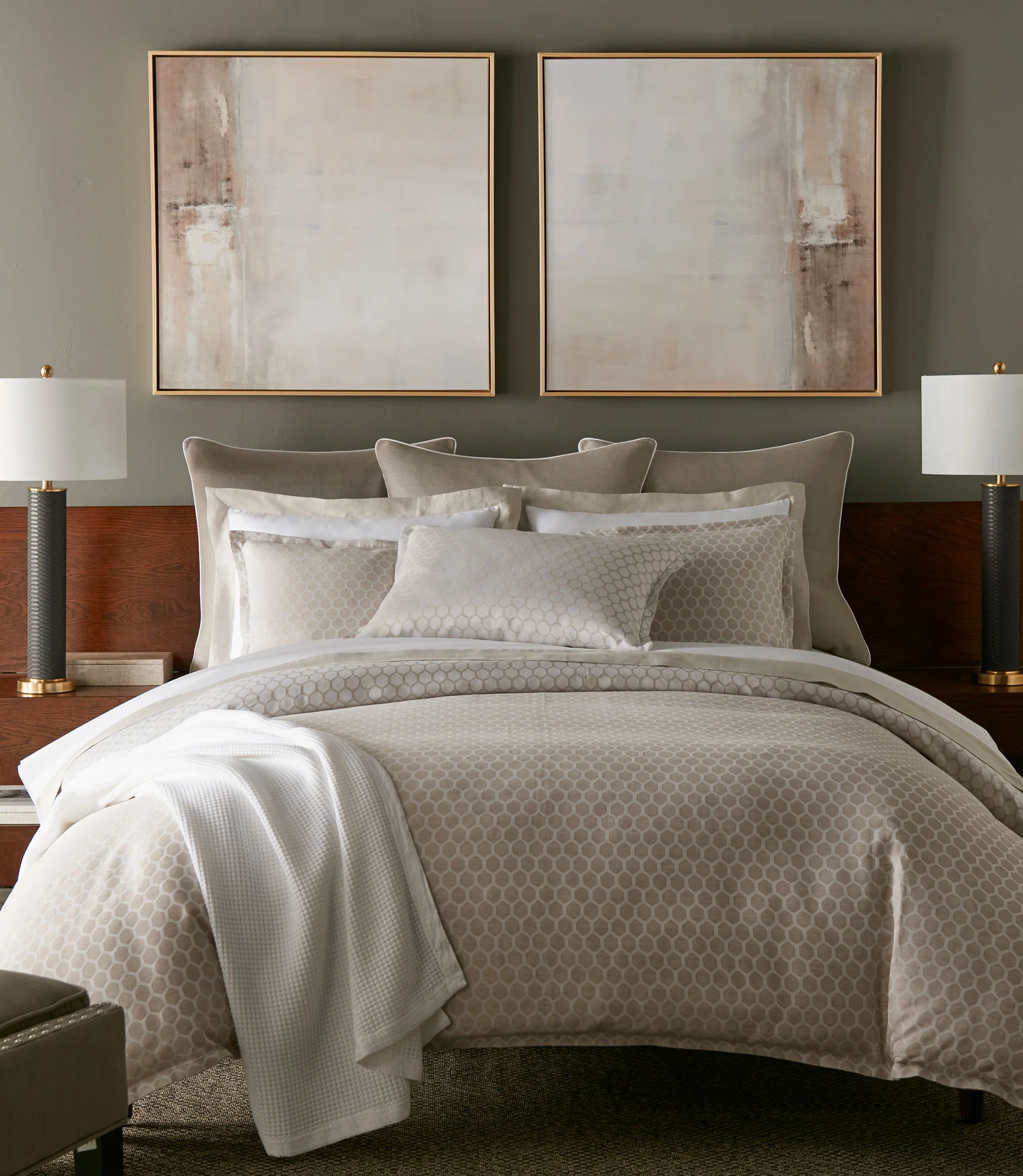 Honeycomb Reversible Duvet Cover - Image 2
