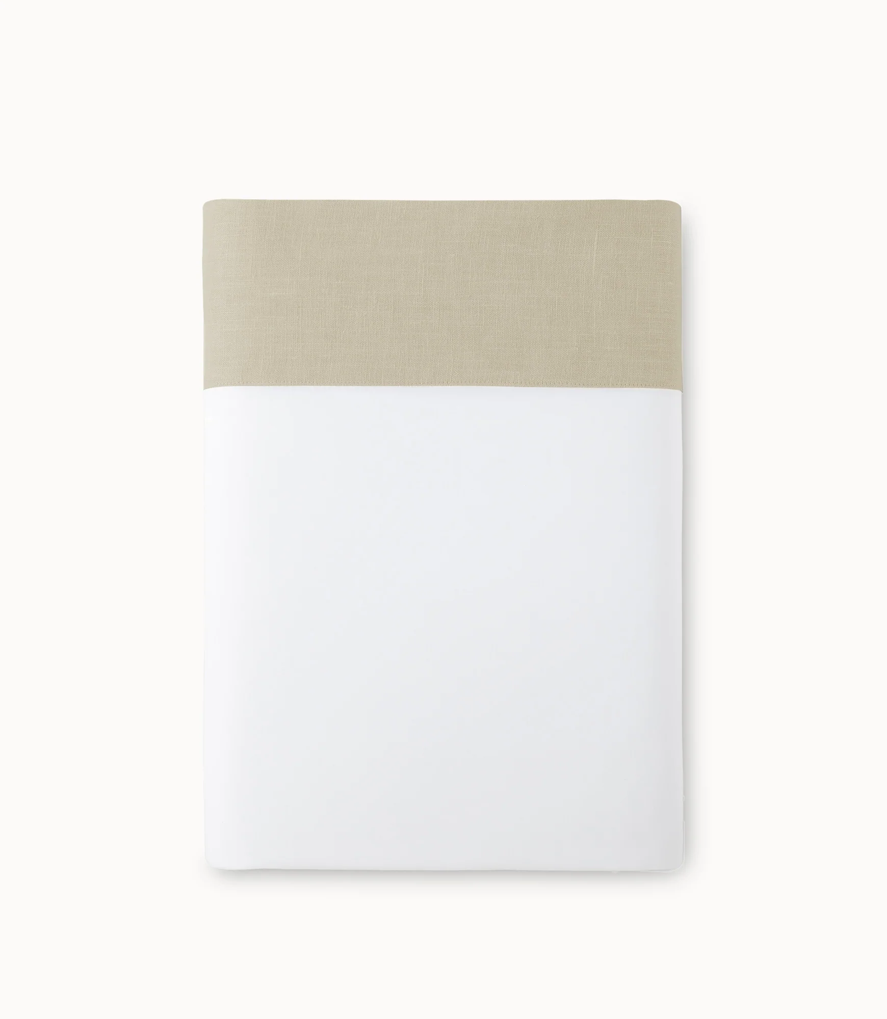 Mandalay Linen Cuff Flat Sheet