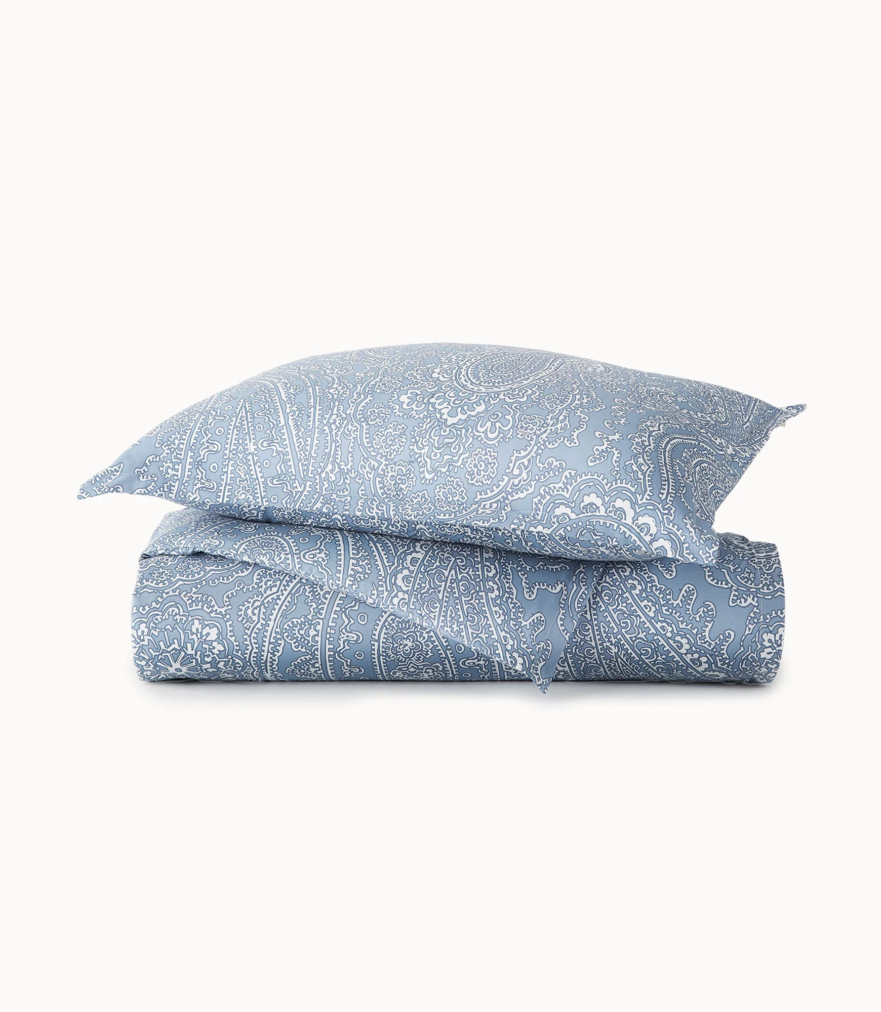 Paisley Percale Duvet Cover